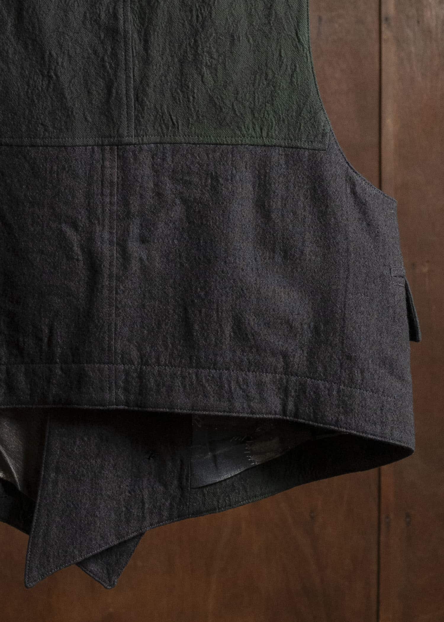 ZIGGY CHEN 0M2530102 ASYMMETRIC PATCHWORK VEST 65