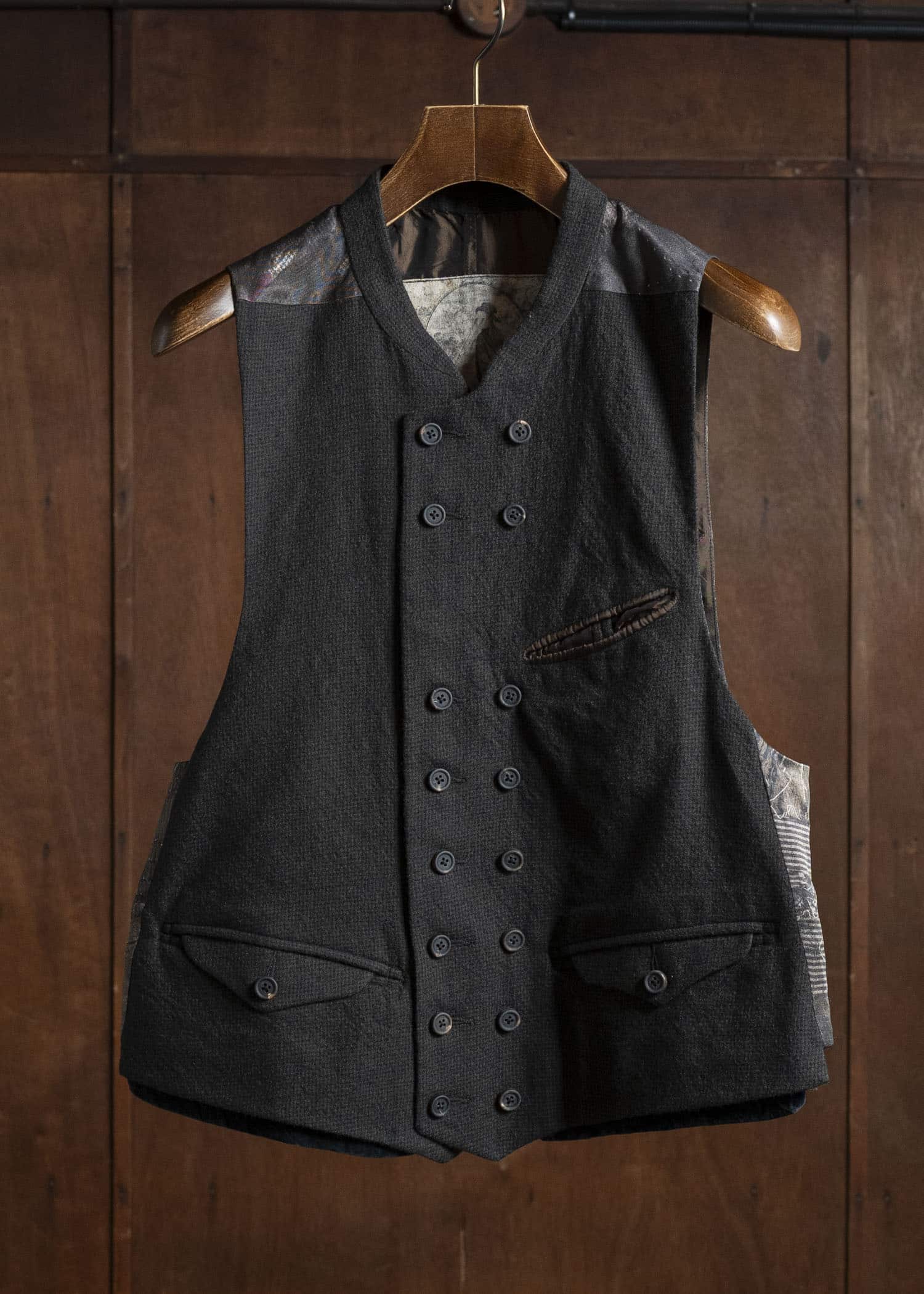 ZIGGY CHEN 0M2530107 DOUBLE-BREASTED VEST 55