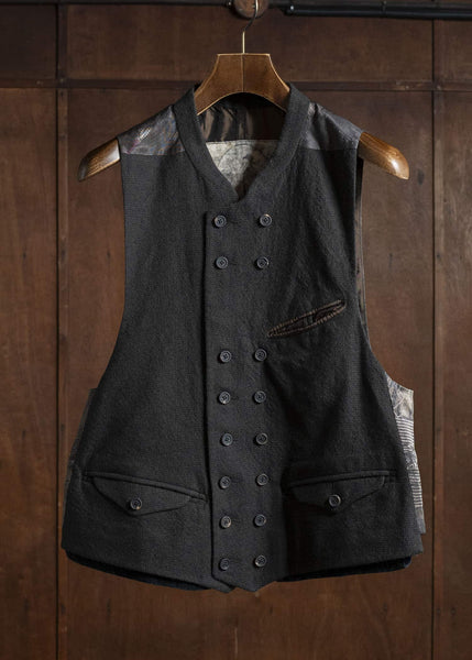 ZIGGY CHEN 0M2530107 DOUBLE-BREASTED VEST 55