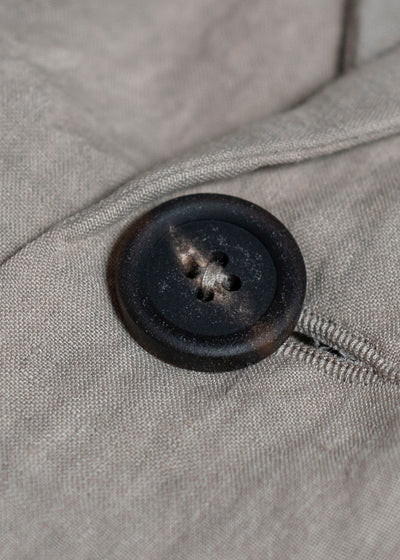 ZIGGY CHEN 0M2510914 Hidden Patchwork 2 Button Jacket LIGHT GRAY