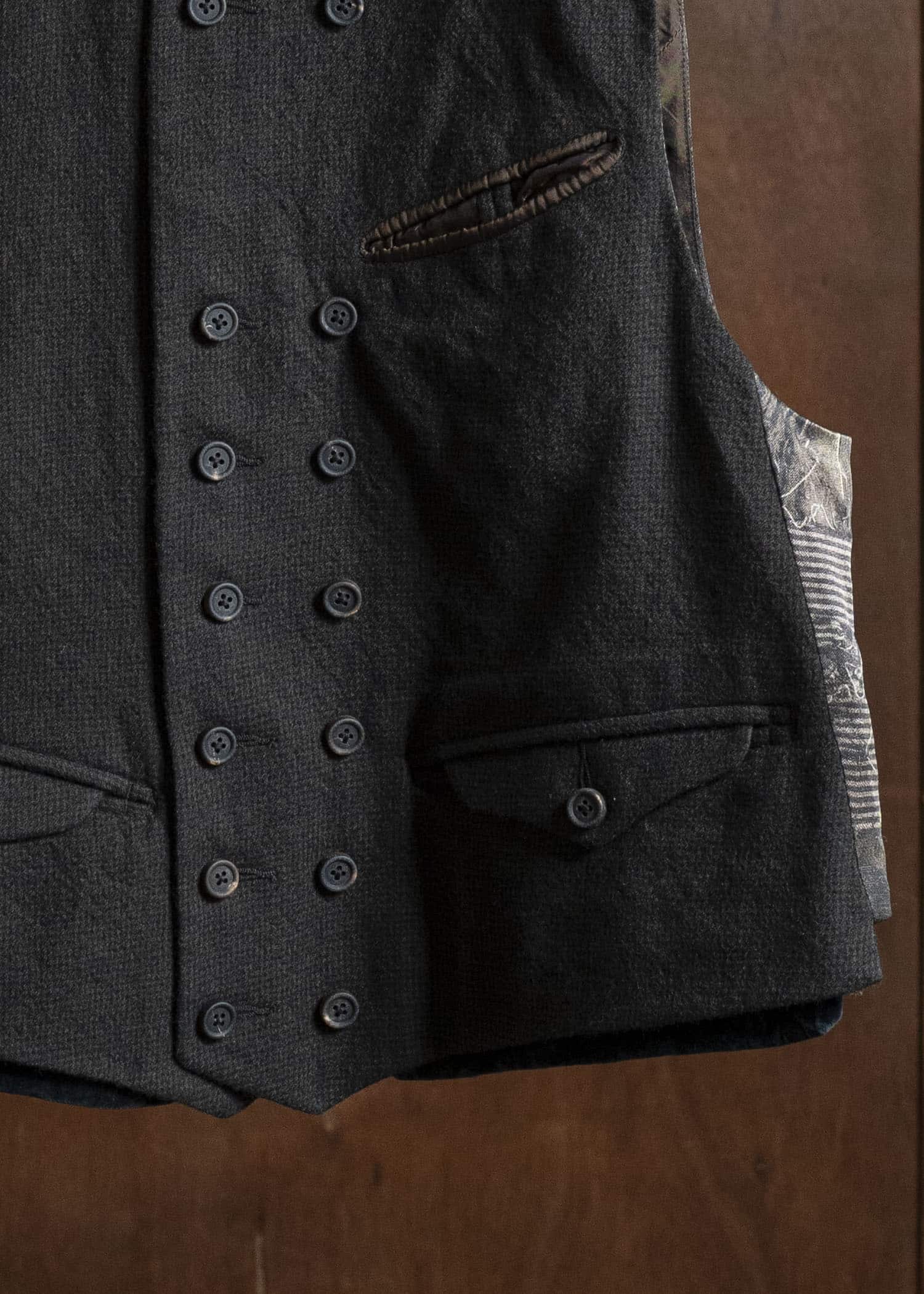 ZIGGY CHEN 0M2530107 DOUBLE-BREASTED VEST 55