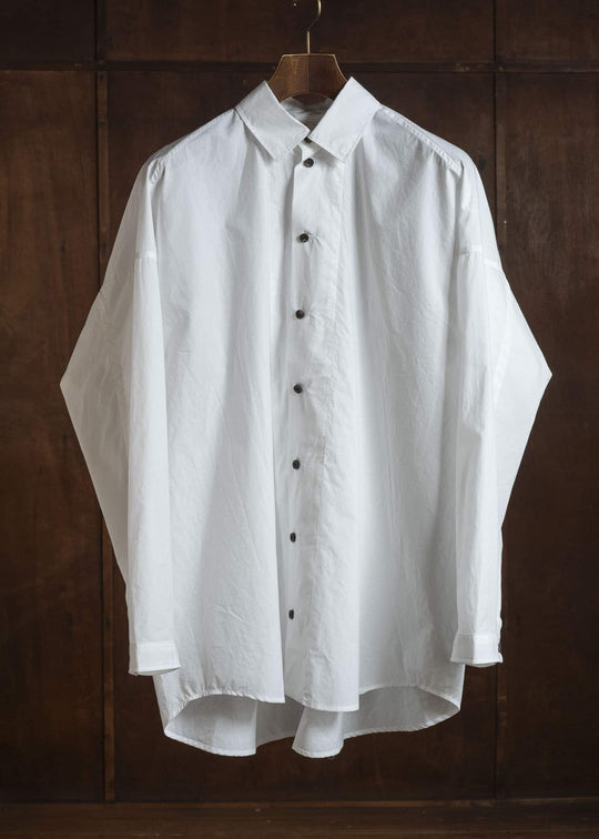 JAN-JAN VAN ESSCHE SHIRT#100 LONG SLEEVE SHIRT| POWDER CO TYPEWRITER | Off White