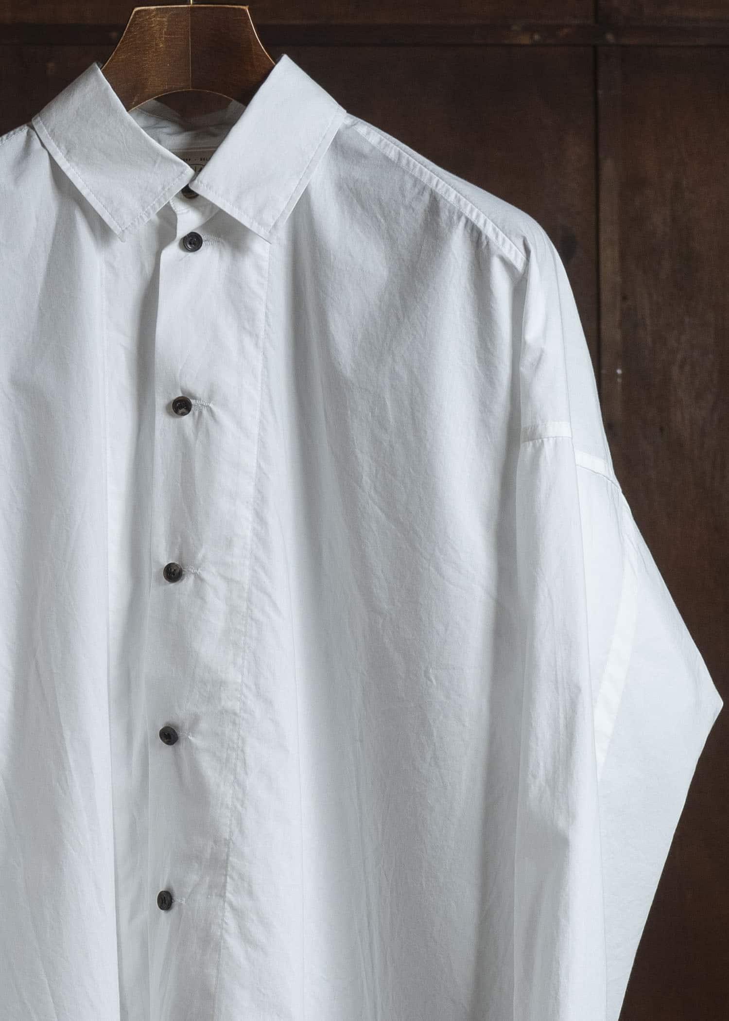 JAN-JAN VAN ESSCHE SHIRT#100 LONG SLEEVE SHIRT| POWDER CO TYPEWRITER | Off White