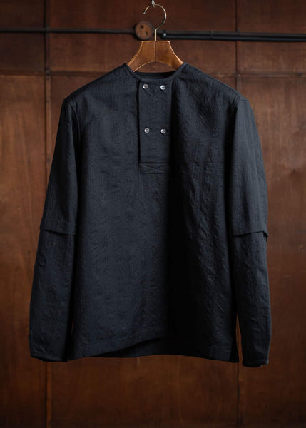 ITOH Henley Shirt Black IT.024.15.116