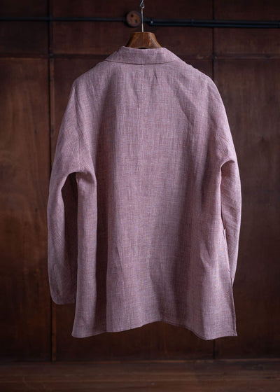 Jurgen Lehl Cardi Linen Check Shirt J0142FBM843-25