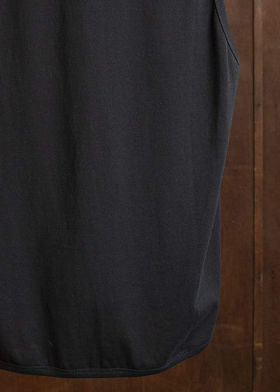 JAN-JAN VAN ESSCHE TANKTOP#16 LOOSE FIT TANK TOP Cotton Paper Jersey | Black
