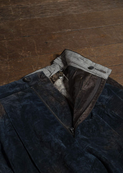 ZIGGY CHEN 0M2530509 VELVET STRAIGHT-LEG TROUSERS 25