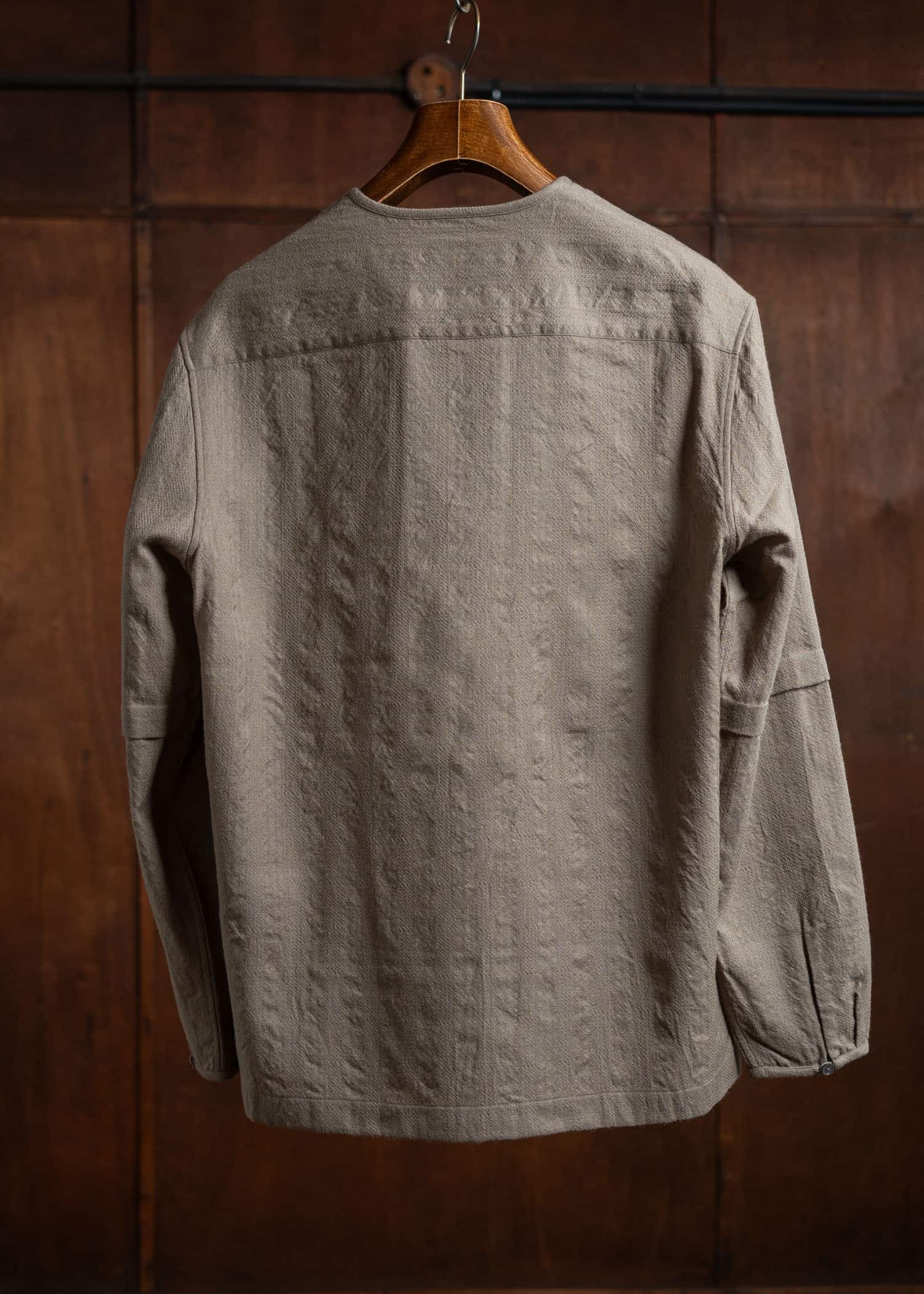 ITOH Henley Shirt Dark Beige IT.024.15.116