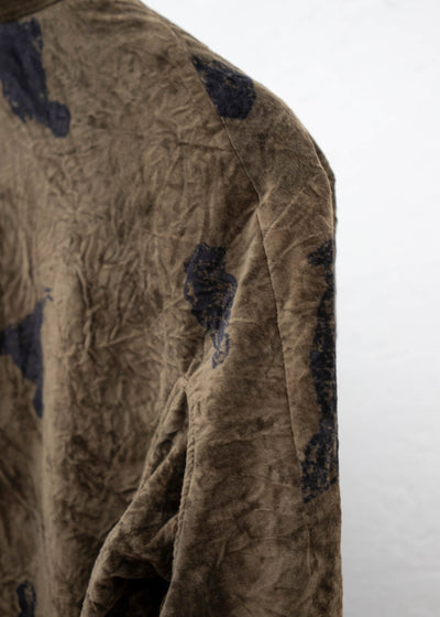 ZIGGY CHEN CLOUD CROWD'' STAND COLLAR SLIM BLAZER