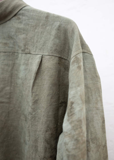 ZIGGY CHEN ELONGATED COLLAGE SHIRT