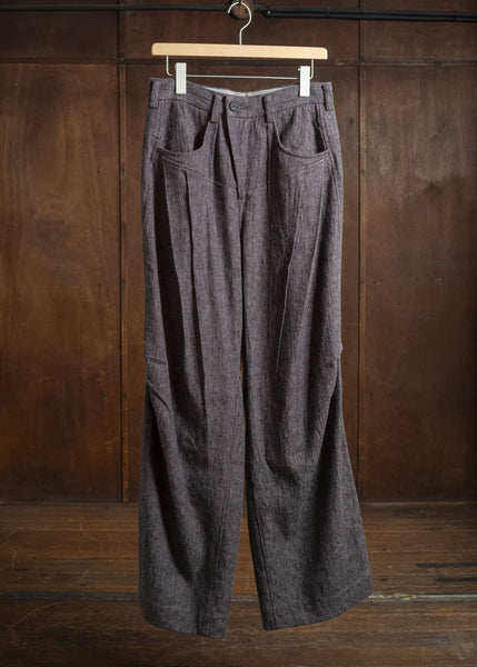 ZIGGY CHEN 0M2530511 ARTICULATED KNEE DENIM TROUSERS 63