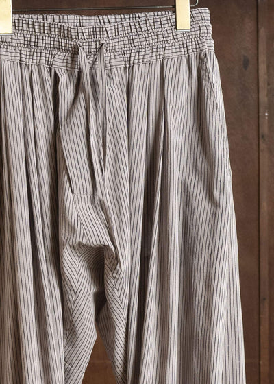 JAN-JAN VAN ESSCHE TROUSERS#91 ELASTIC WAIST TROUSERS | CREPE CO SHIRTING | Madder Beige