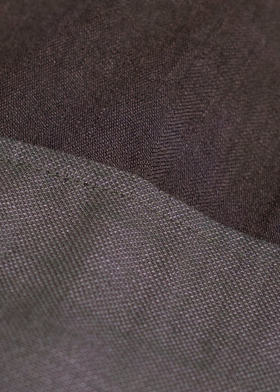 ZIGGY CHEN 0M2510703 Patchwork Shirt Jacket PURPLE BROWN