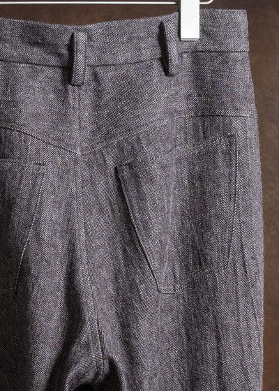 ZIGGY CHEN 0M2530511 ARTICULATED KNEE DENIM TROUSERS 63