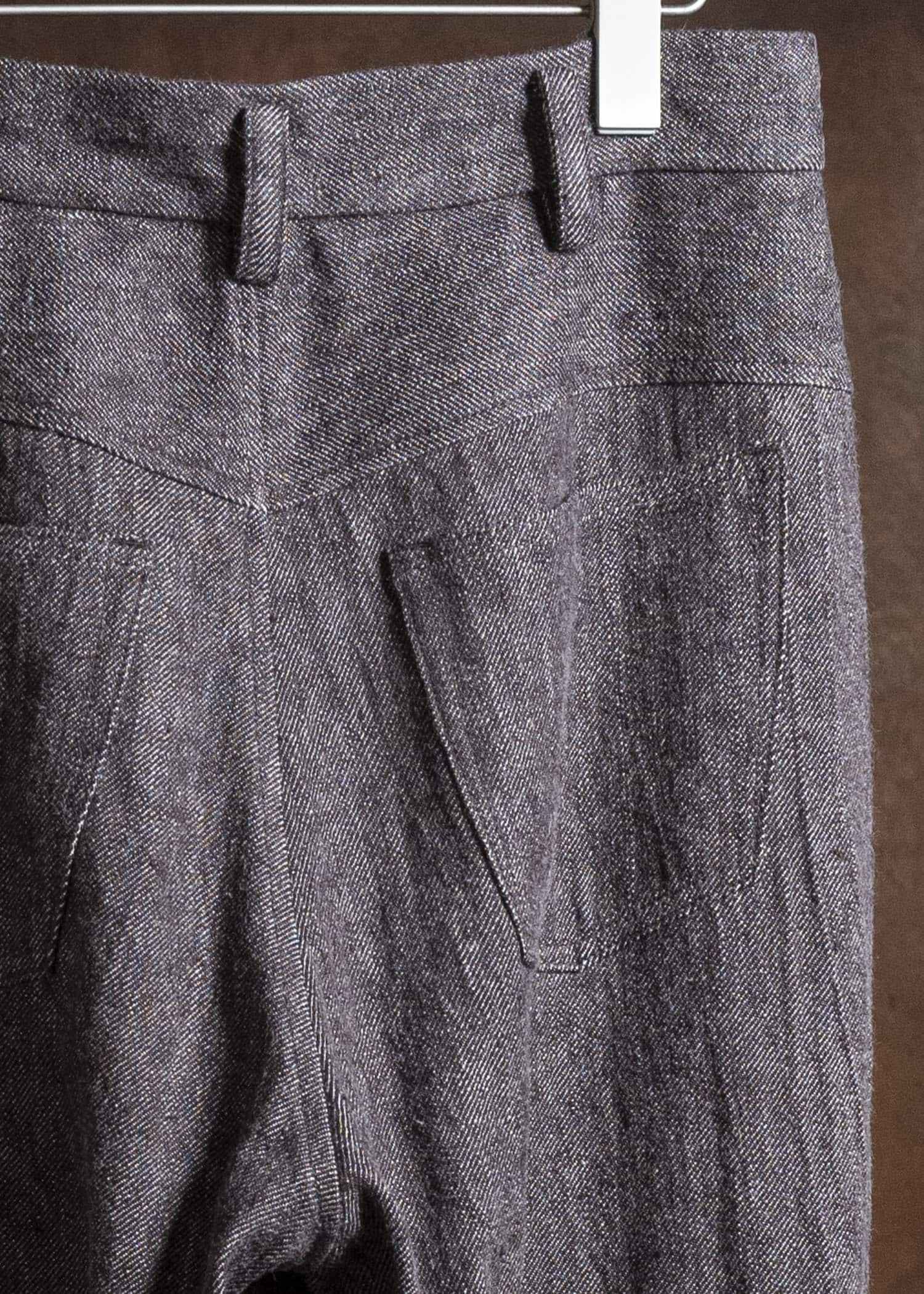 ZIGGY CHEN 0M2530511 ARTICULATED KNEE DENIM TROUSERS 63