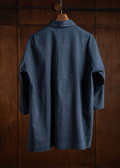 Jurgen Lehl yarn-dyed hand-woven cardigan pullover shirt J0542FBM741-38