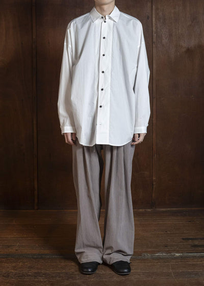 JAN-JAN VAN ESSCHE SHIRT#100 LONG SLEEVE SHIRT| POWDER CO TYPEWRITER | Off White