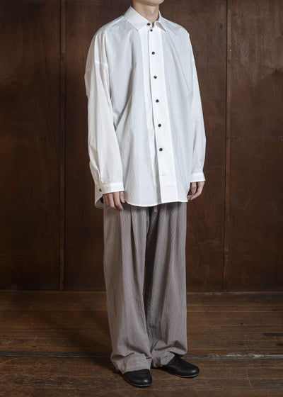 JAN-JAN VAN ESSCHE SHIRT#100 LONG SLEEVE SHIRT| POWDER CO TYPEWRITER | Off White