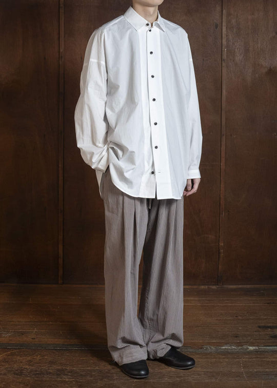 JAN-JAN VAN ESSCHE SHIRT#100 LONG SLEEVE SHIRT| POWDER CO TYPEWRITER | Off White