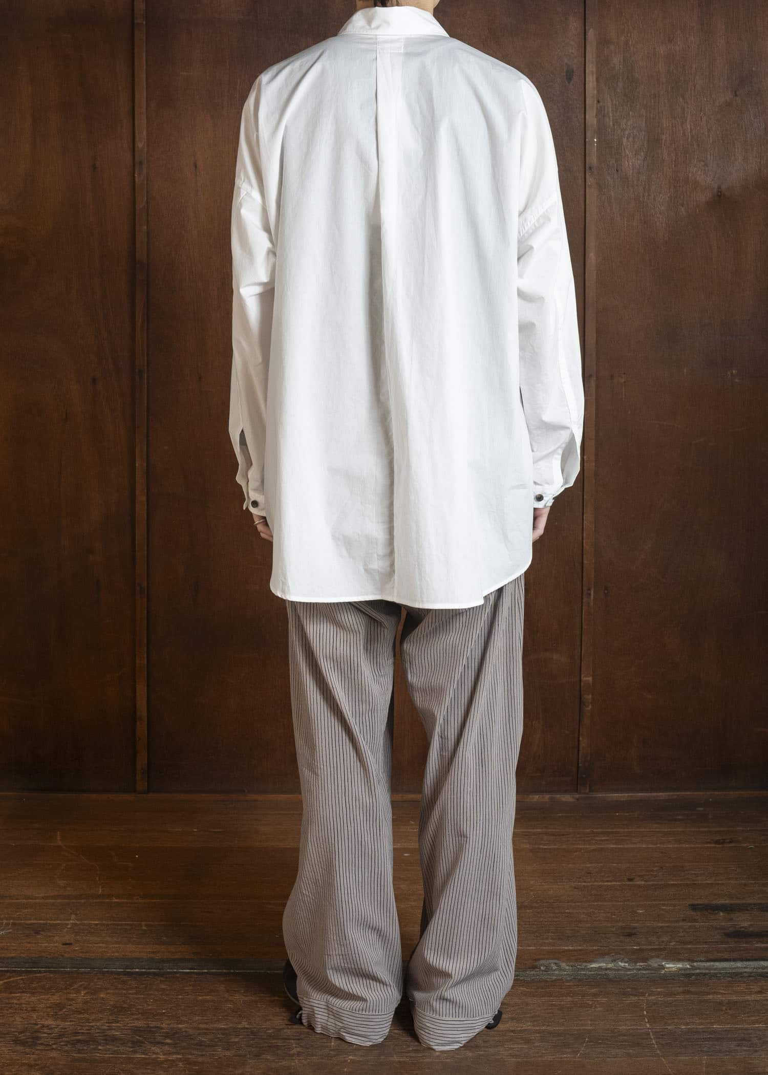 JAN-JAN VAN ESSCHE SHIRT#100 LONG SLEEVE SHIRT| POWDER CO TYPEWRITER | Off White
