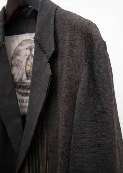 ZIGGY CHEN LAYERED TWO BUTTON BLAZER