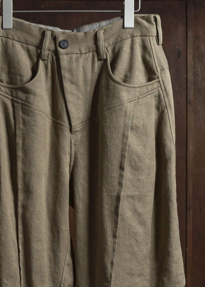 ZIGGY CHEN 0M2530508 ARTICULATED KNEE DENIM TROUSERS 44