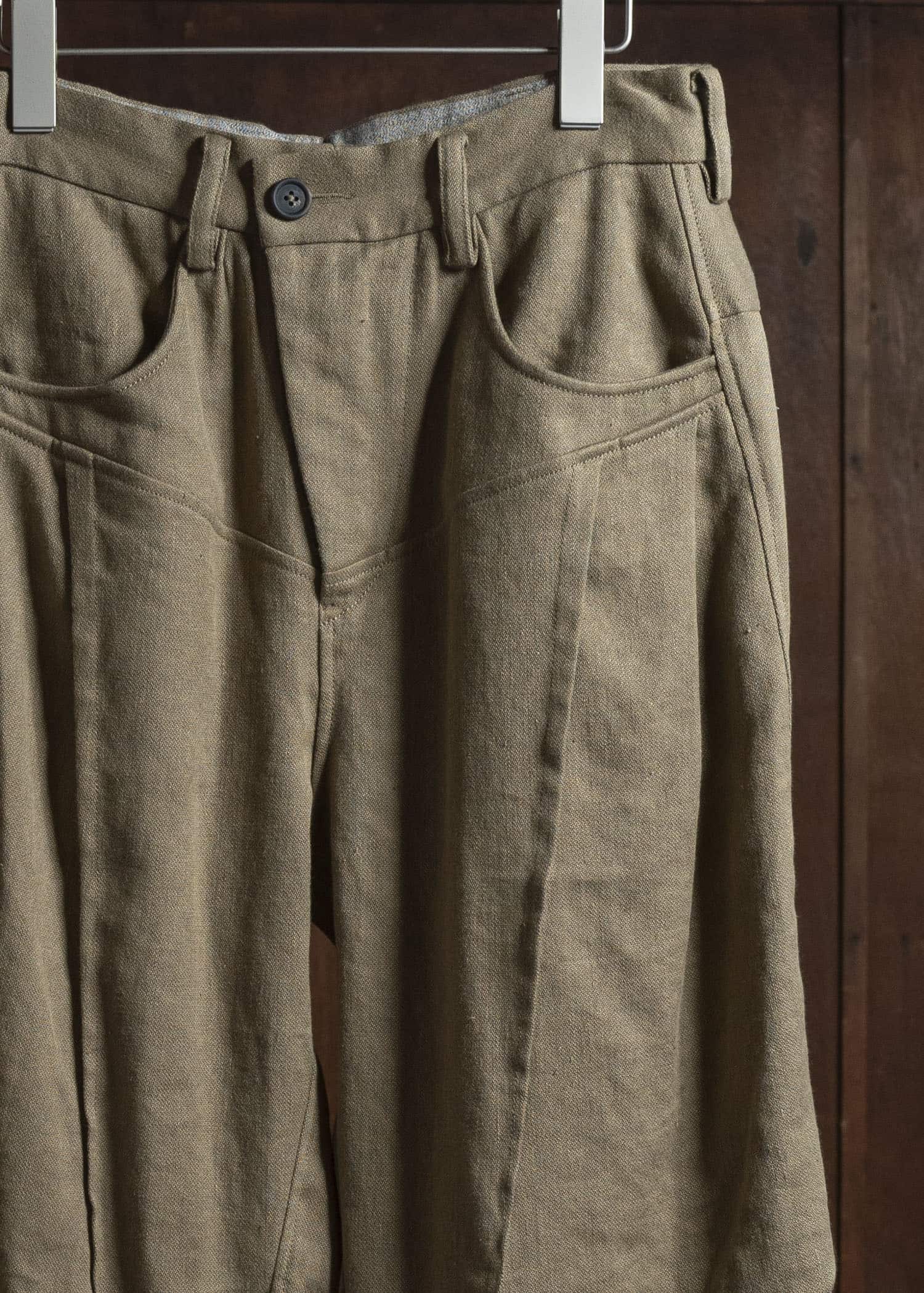 ZIGGY CHEN 0M2530508 ARTICULATED KNEE DENIM TROUSERS 44