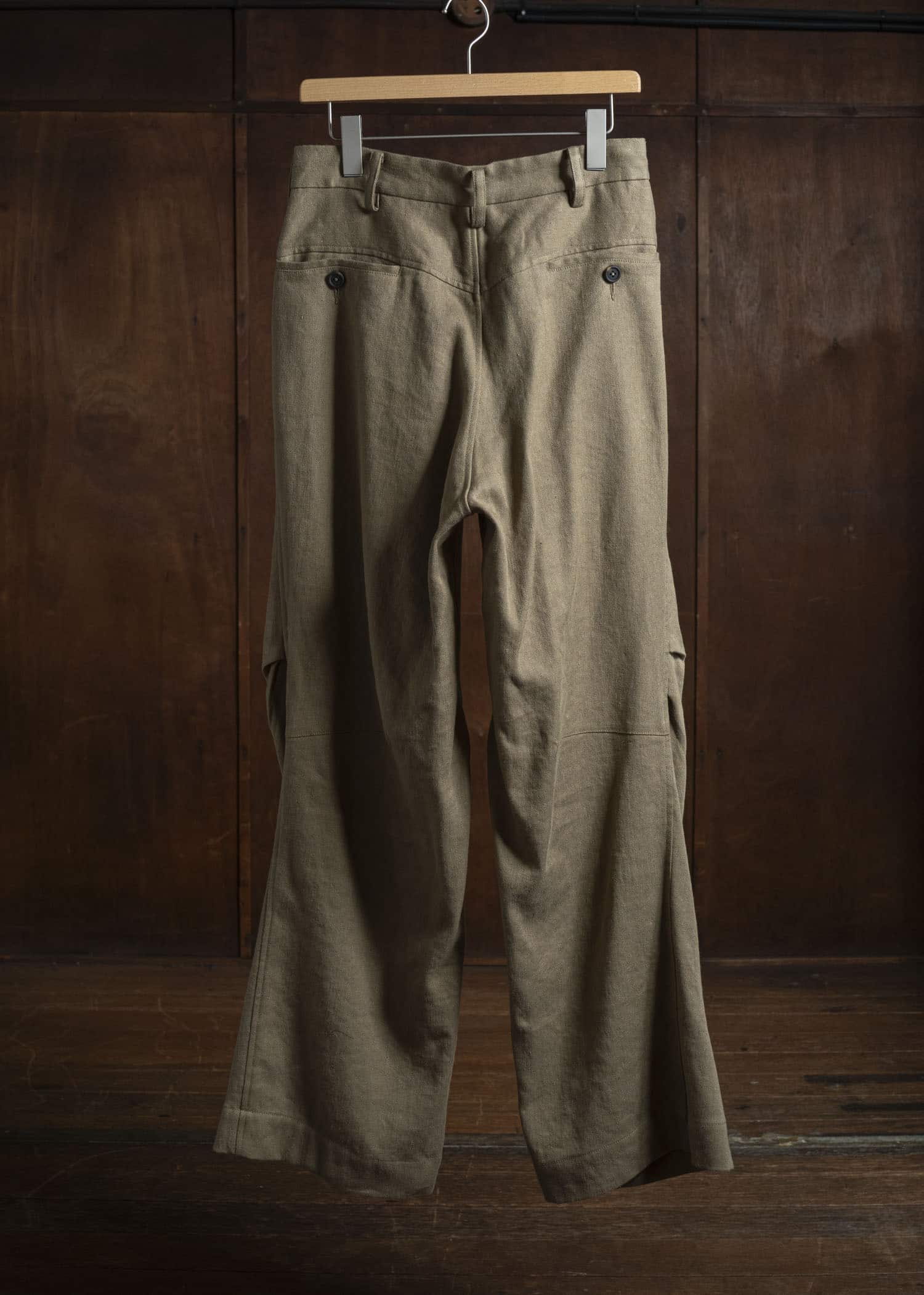 ZIGGY CHEN 0M2530508 ARTICULATED KNEE DENIM TROUSERS 44