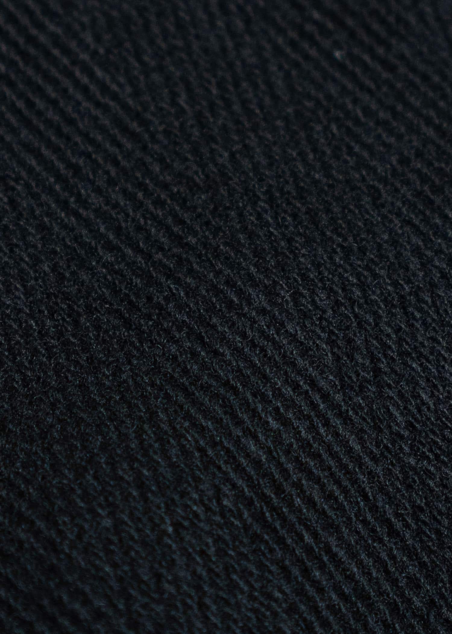 ITOH Herringbone Front Placket Shirt Black IT.024.15.134