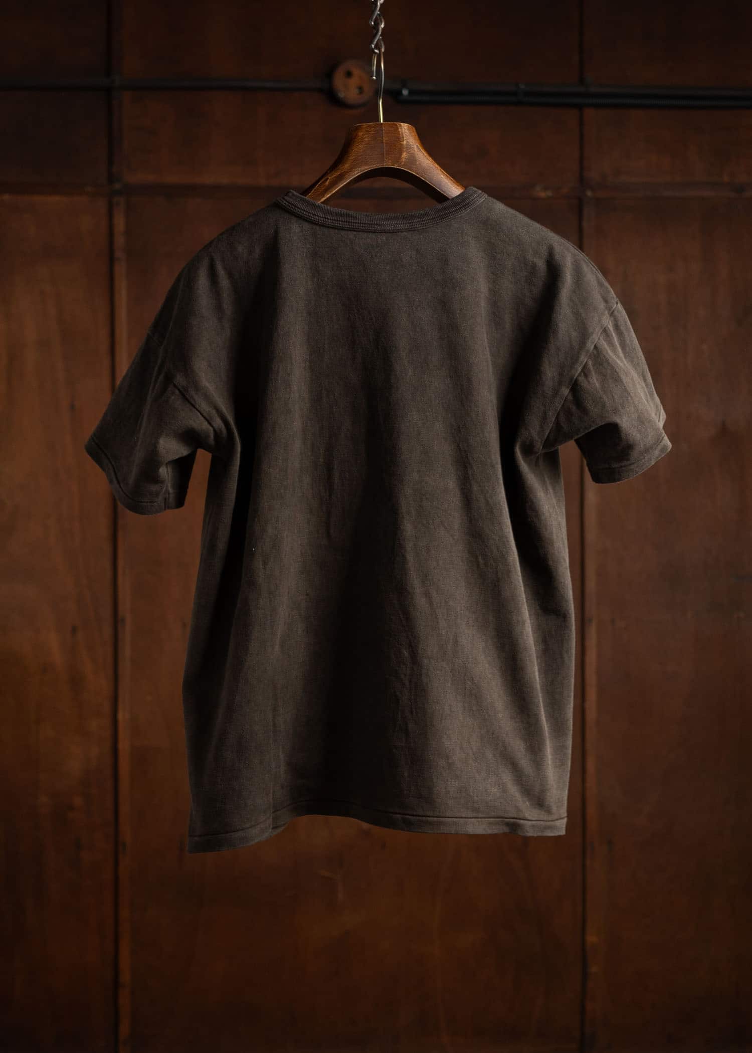 Taiga Takahashi Lot.611 Tee Shirt MUD DYED BROWN