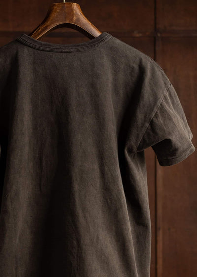 Taiga Takahashi Lot.611 Tee Shirt MUD DYED BROWN