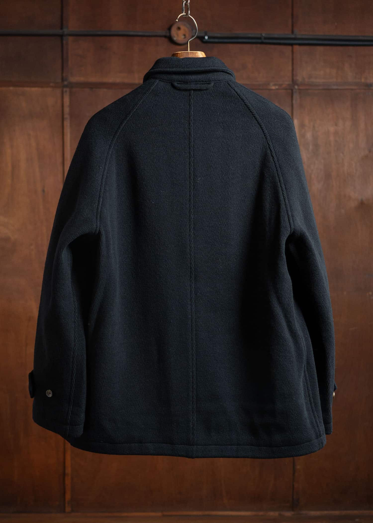 ITOH Herringbone Jacket Black IT.024.15.132