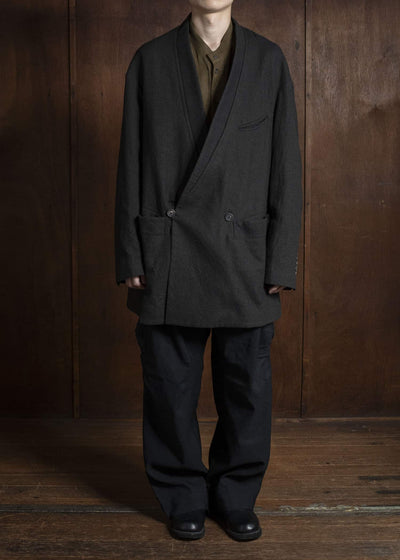 ZIGGY CHEN 0M2530902 DOUBLE-BREASTED ORIENTAL BLAZER 55