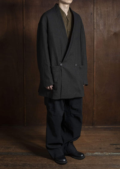 ZIGGY CHEN 0M2530902 DOUBLE-BREASTED ORIENTAL BLAZER 55