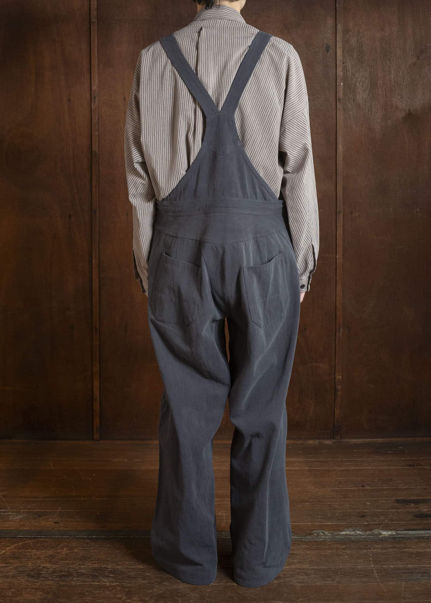 JAN-JAN VAN ESSCHE DUNGAREES#4 DUNGAREE | CO HEMP DENSE TWILL | Logwood
