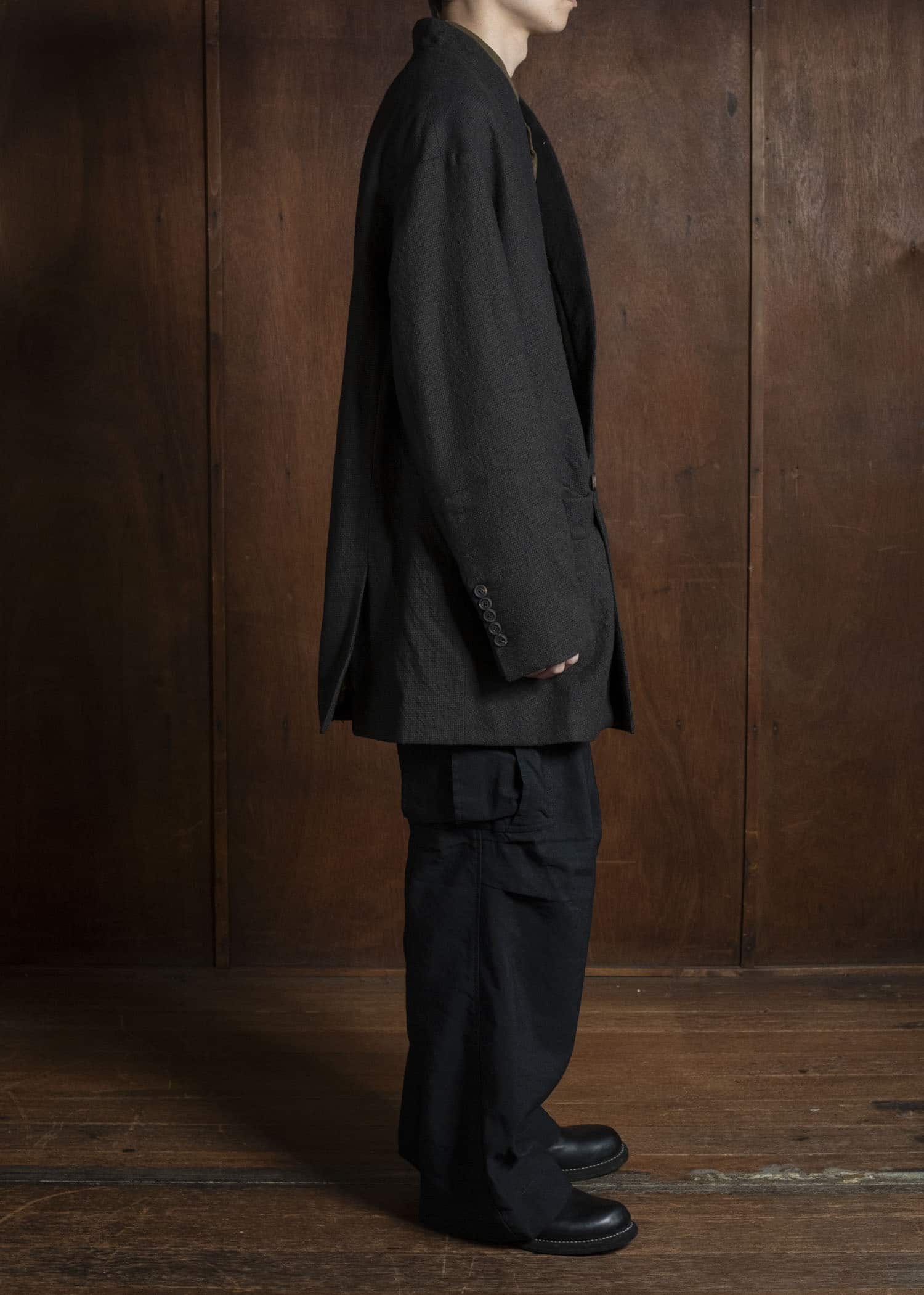 ZIGGY CHEN 0M2530902 DOUBLE-BREASTED ORIENTAL BLAZER 55