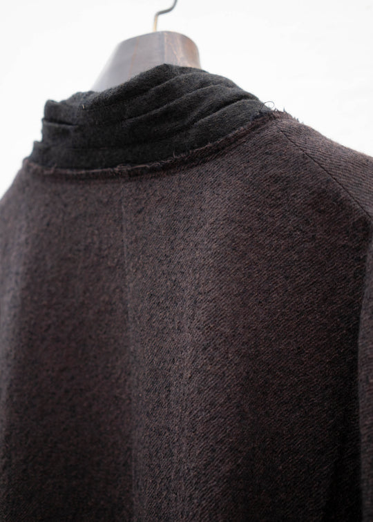 ZIGGY CHEN SINGLE BUTTON LOOSE FIT COAT