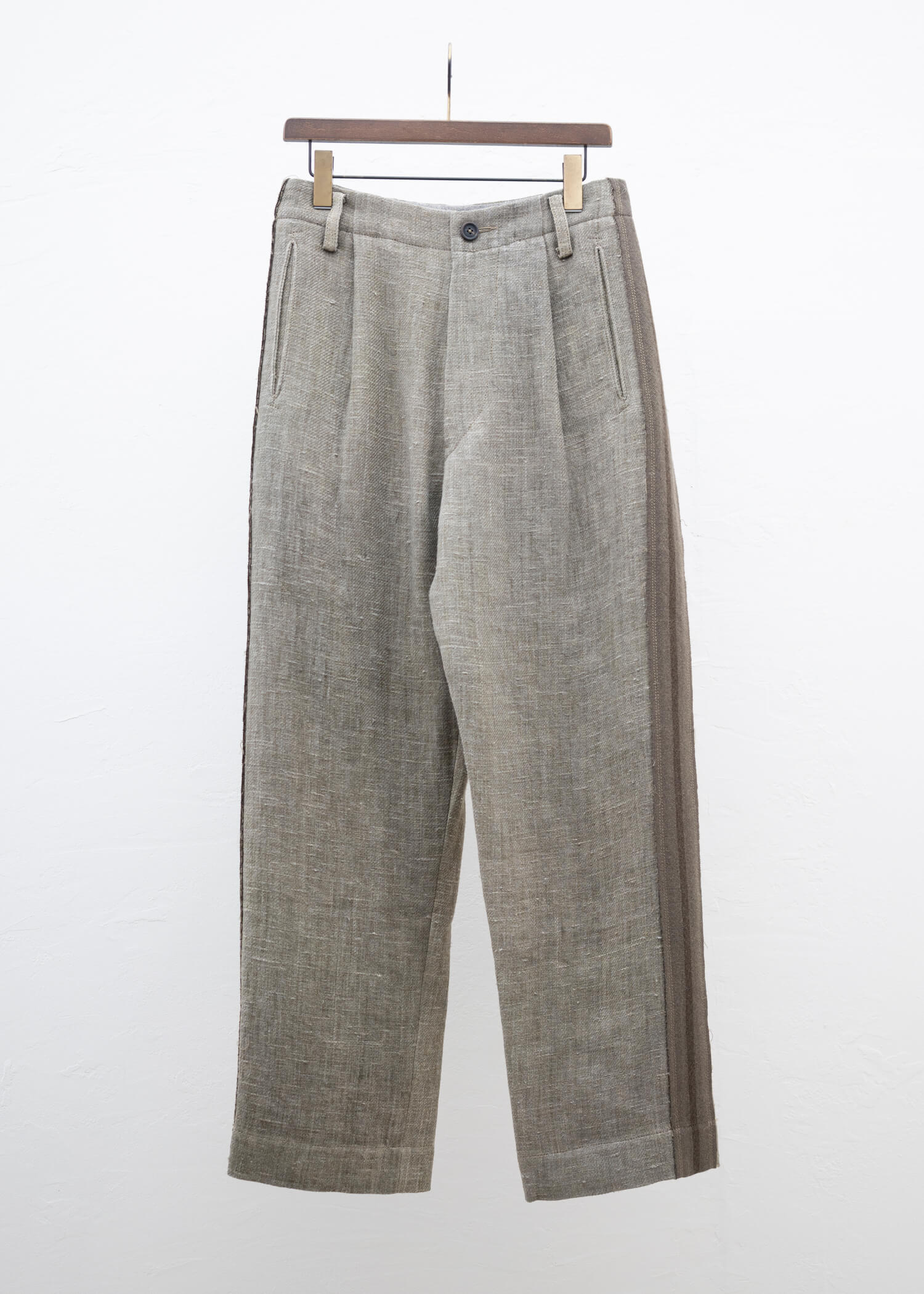 ZIGGY CHEN SIDE TAPED WORKER TROUSERS