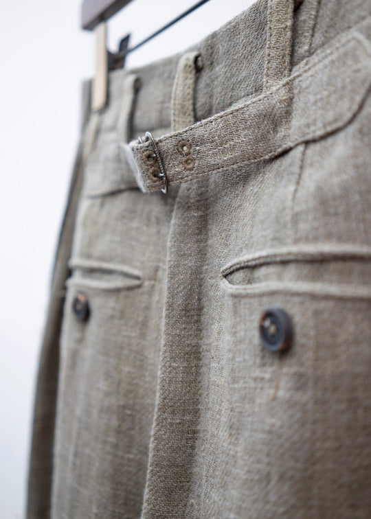 ZIGGY CHEN SIDE TAPED WORKER TROUSERS