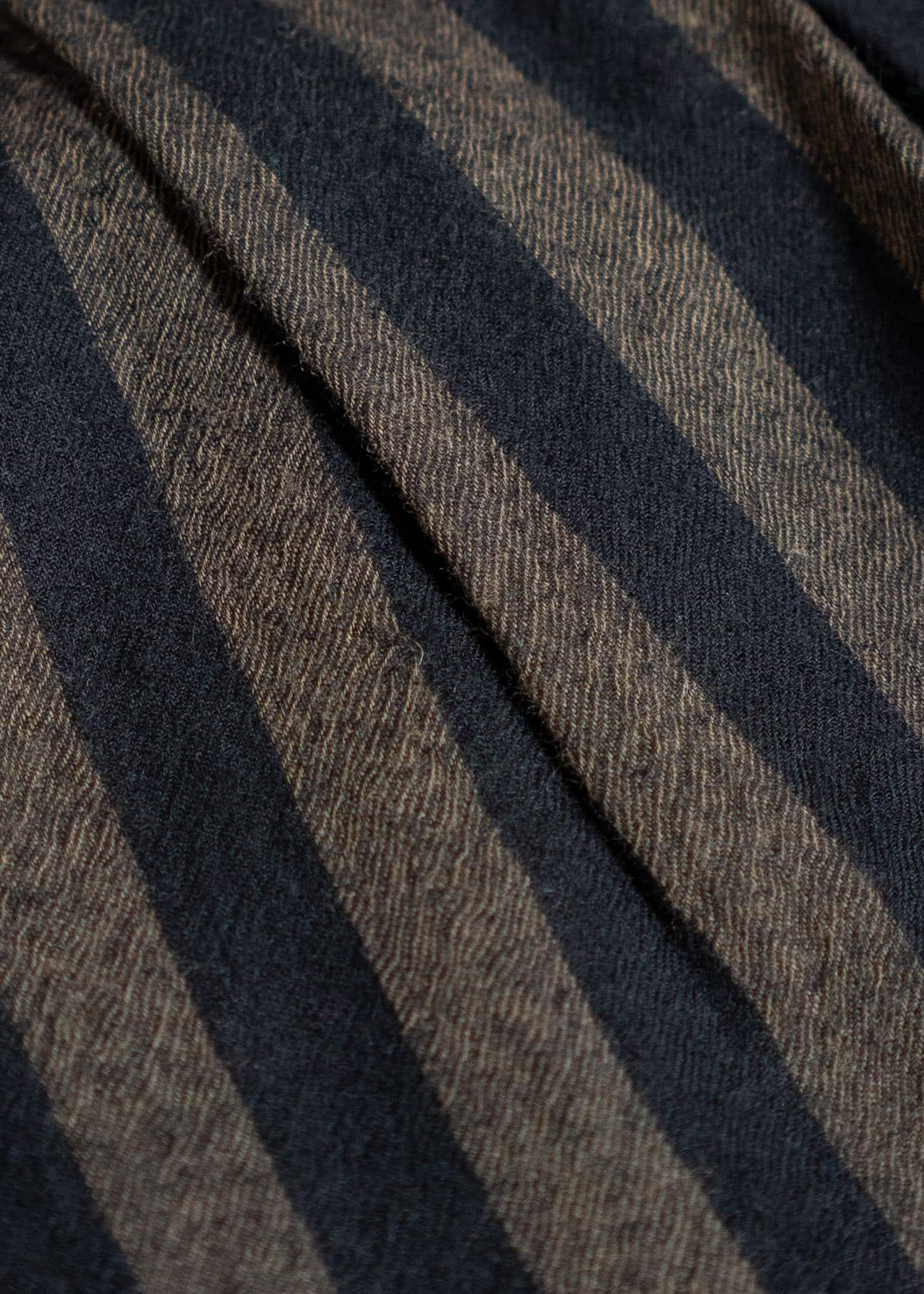 ITOH Stripe Drawstring Pants Dark Brown Stripes IT.024.15.131