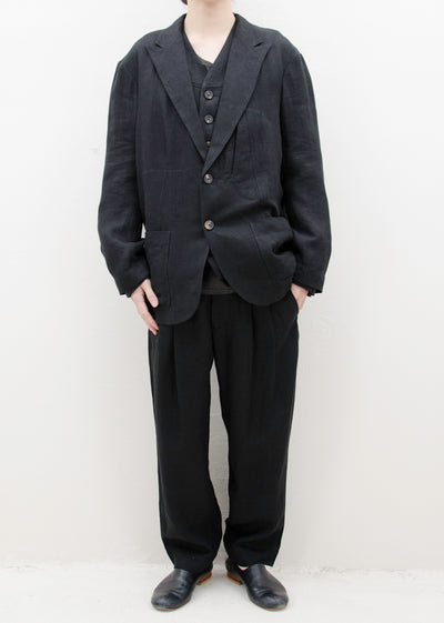 ZIGGY CHEN LOOSE FIT SINGLE BREASTED BLAZER
