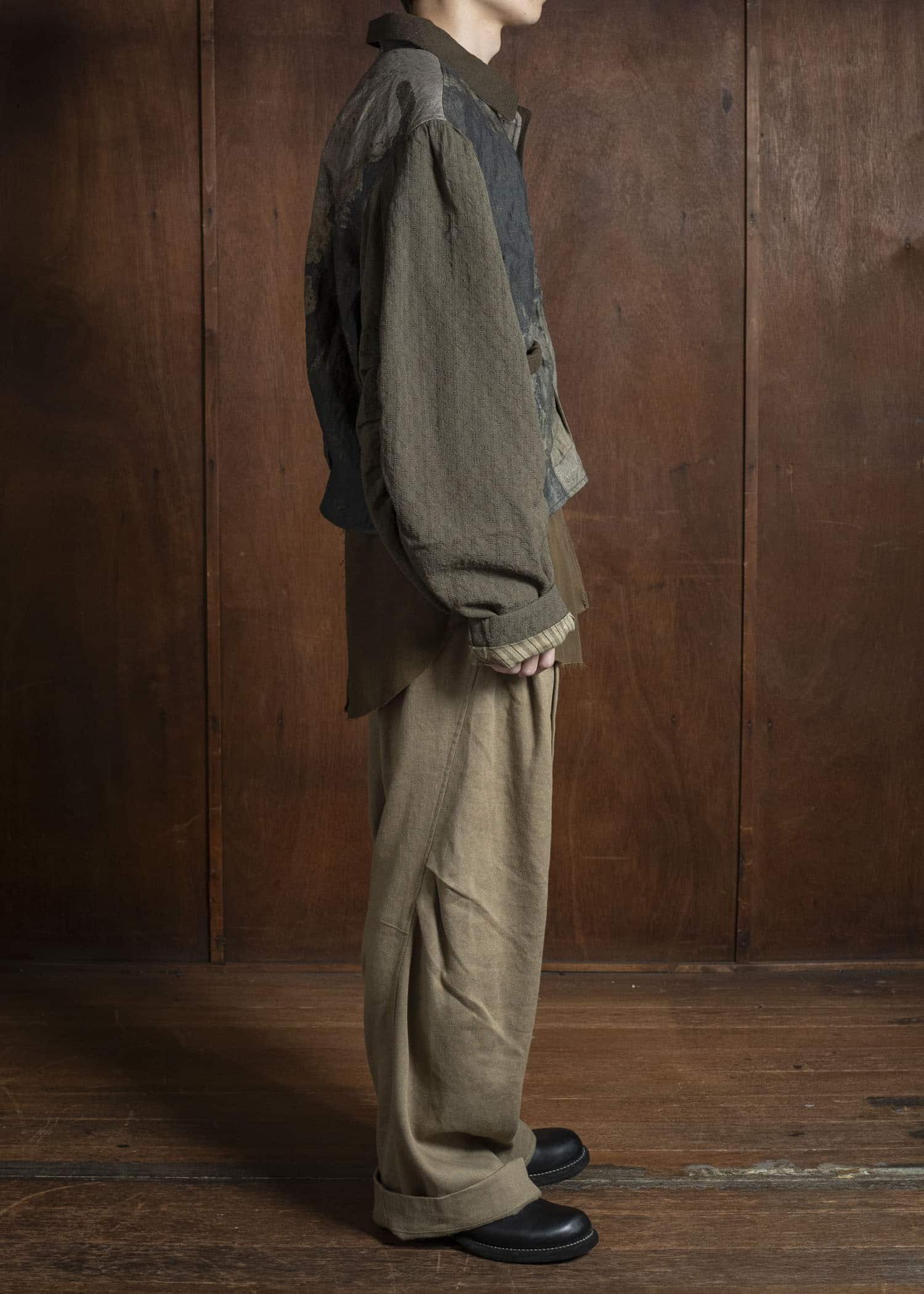 ZIGGY CHEN 0M2530952 HEAVY PATCHWORK JACKET 55