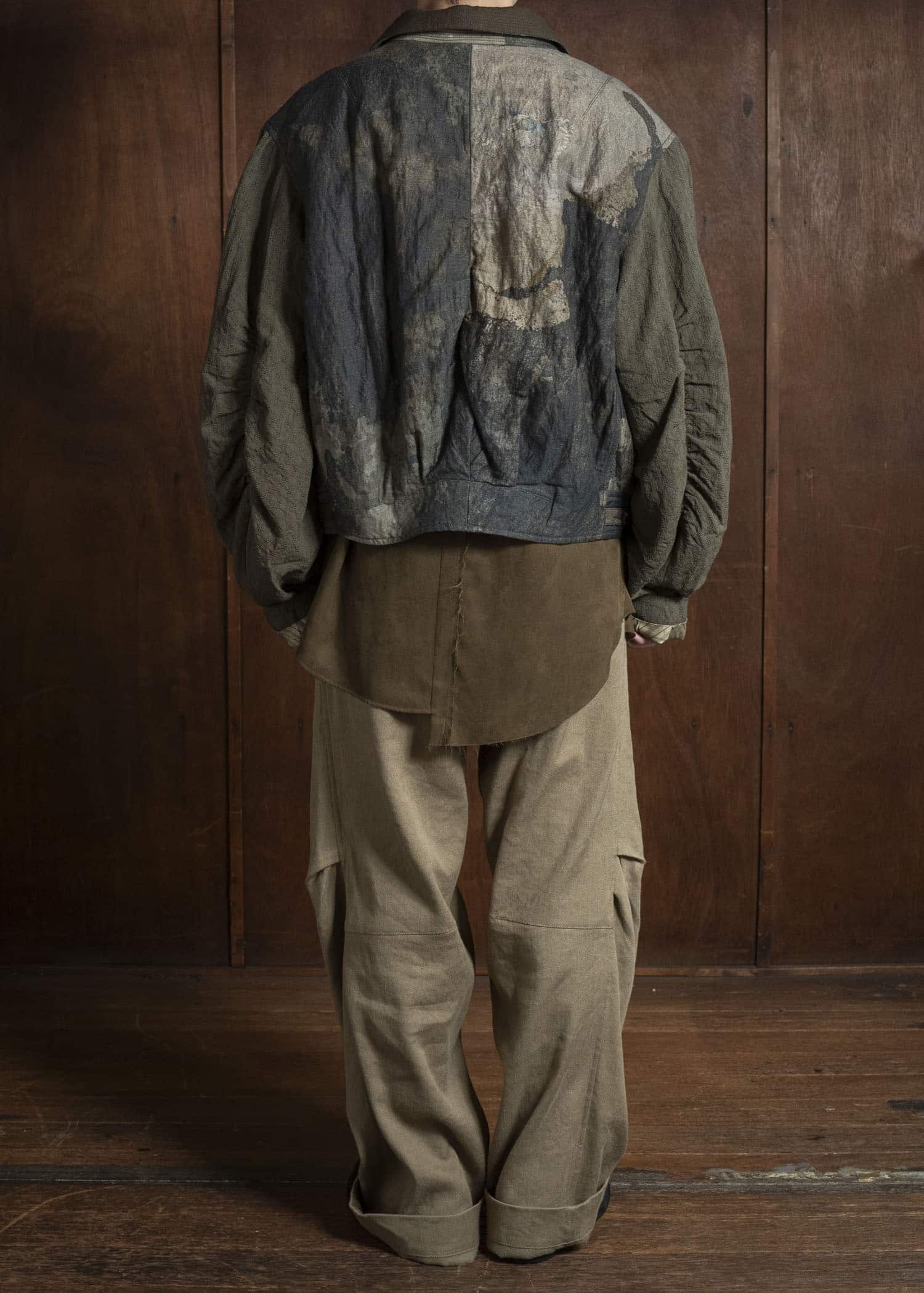 ZIGGY CHEN 0M2530952 HEAVY PATCHWORK JACKET 55