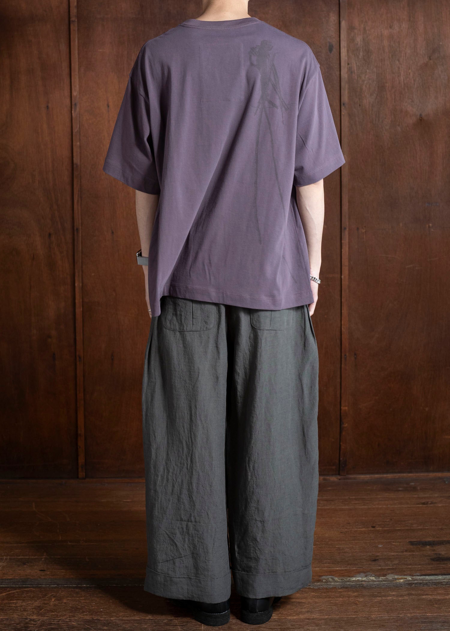 ZIGGY CHEN 0M2510208 Digital Print T-Shirt LAVENDER