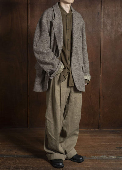 ZIGGY CHEN 0M2530508 ARTICULATED KNEE DENIM TROUSERS 44