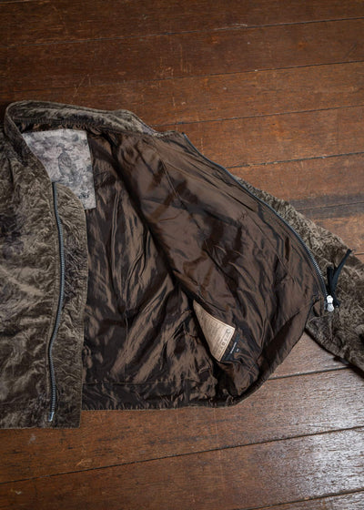 ZIGGY CHEN Velvet Bomber Jacket 0M2430928