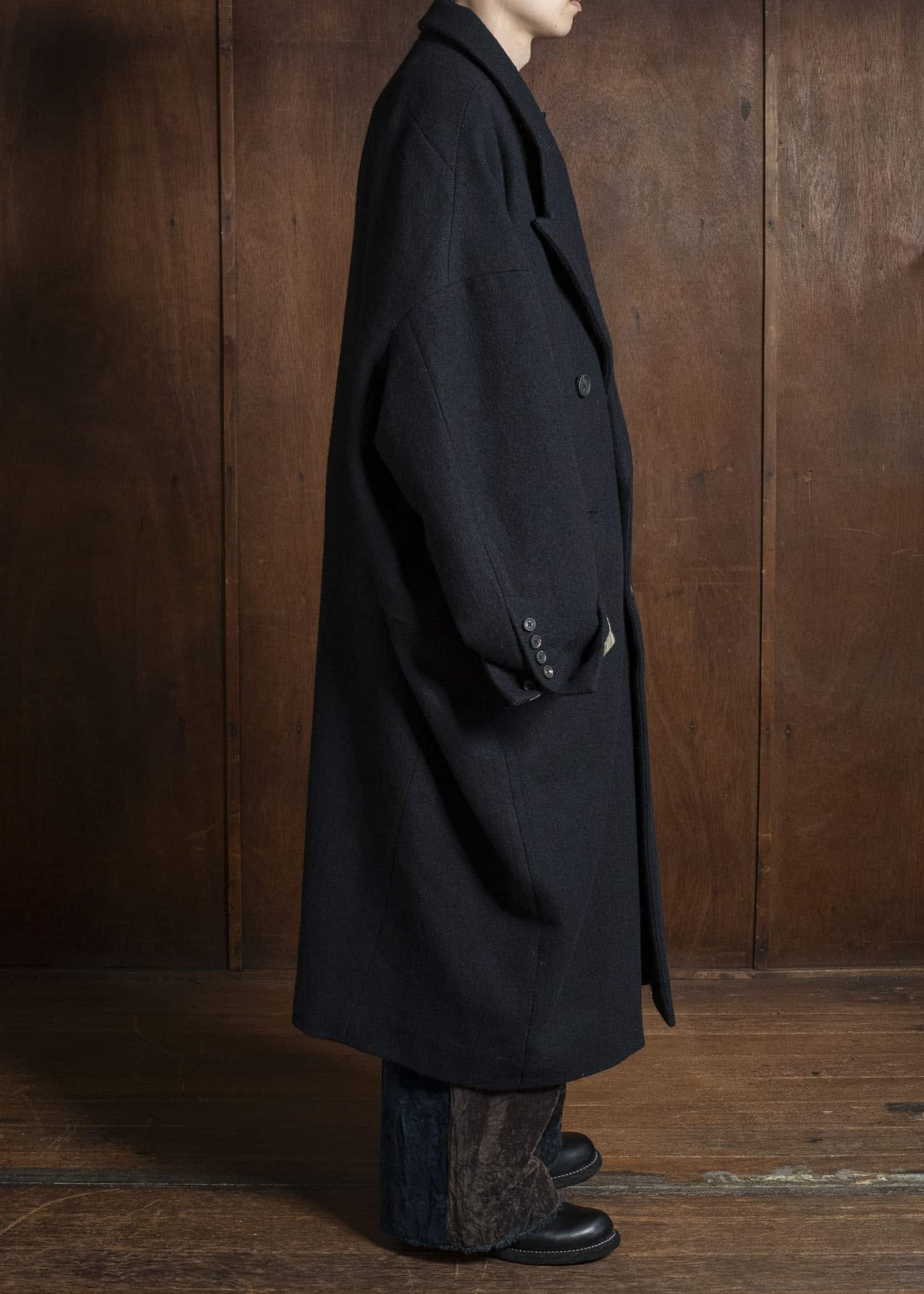 ZIGGY CHEN 0M2531112 DOUBLE-BREASTED OVERSIZE COAT 4