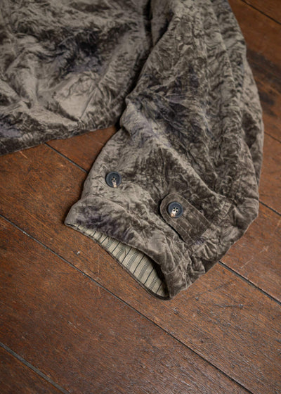 ZIGGY CHEN Velvet Bomber Jacket 0M2430928