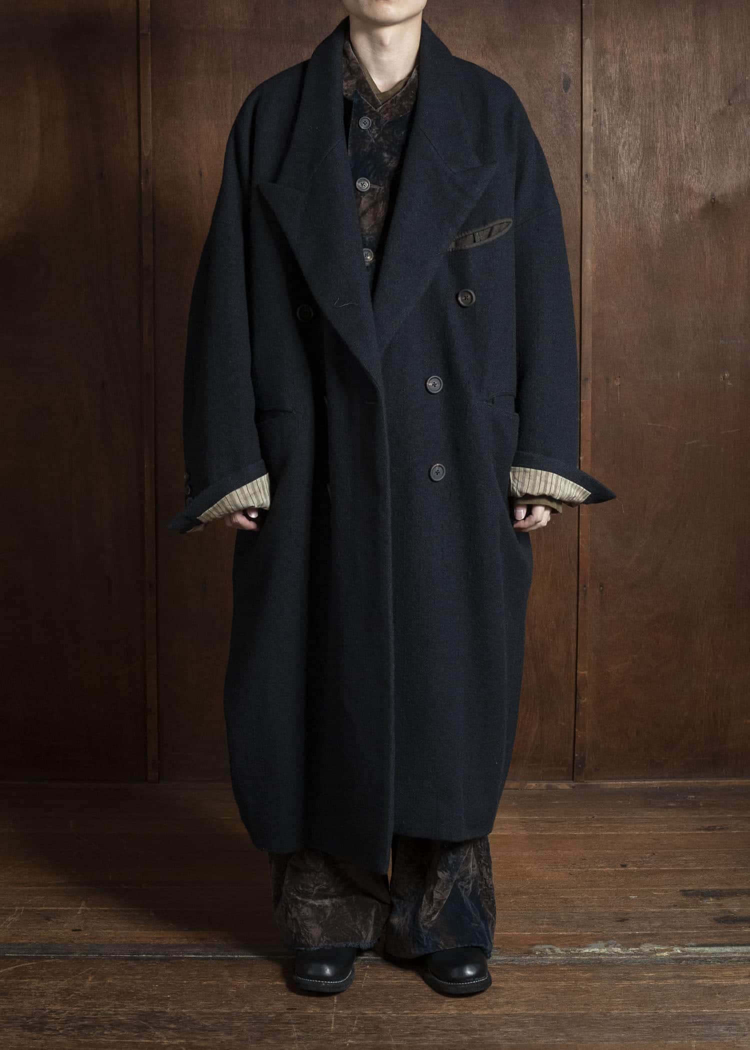 ZIGGY CHEN 0M2531112 DOUBLE-BREASTED OVERSIZE COAT 4