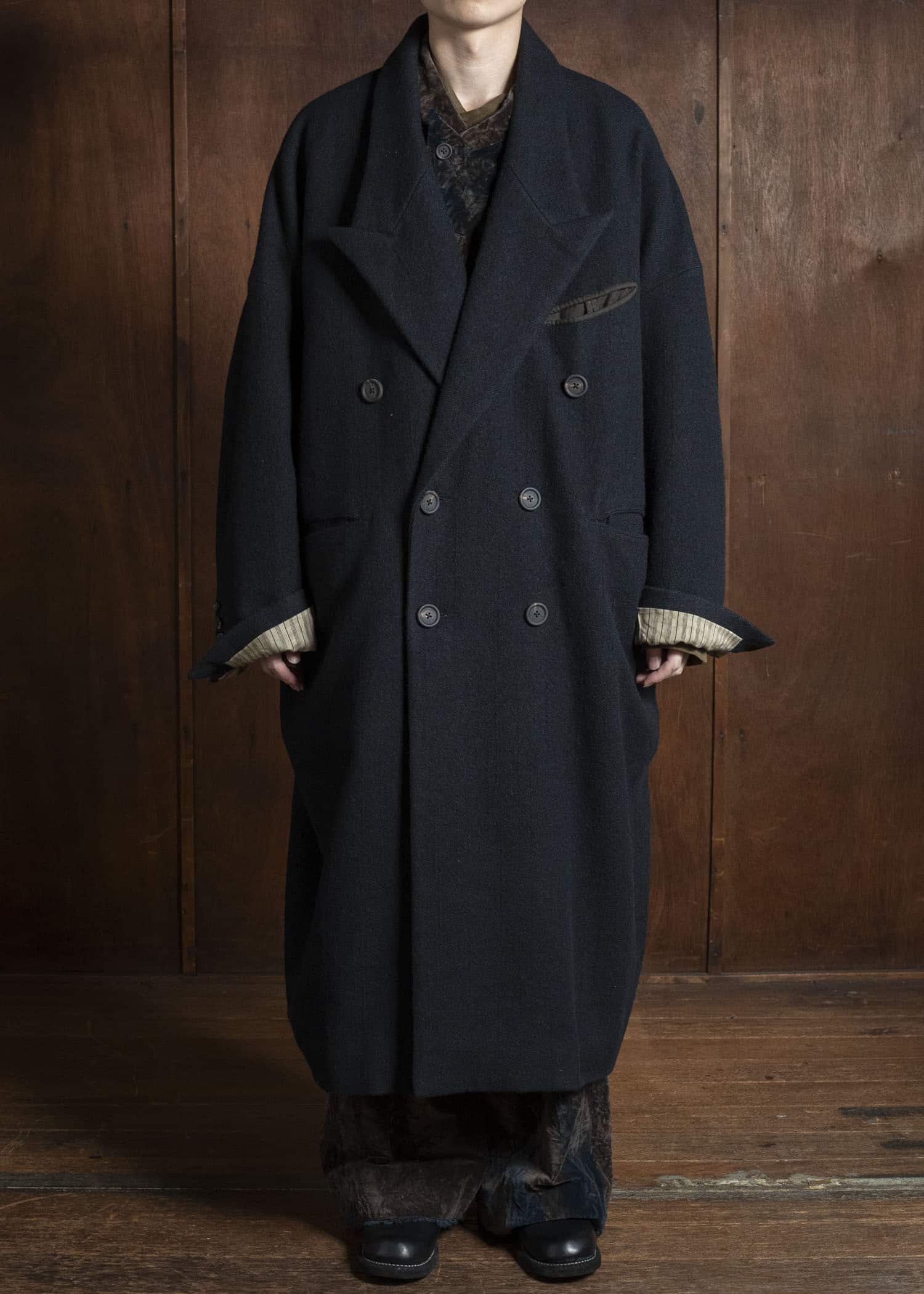 ZIGGY CHEN 0M2531112 DOUBLE-BREASTED OVERSIZE COAT 4